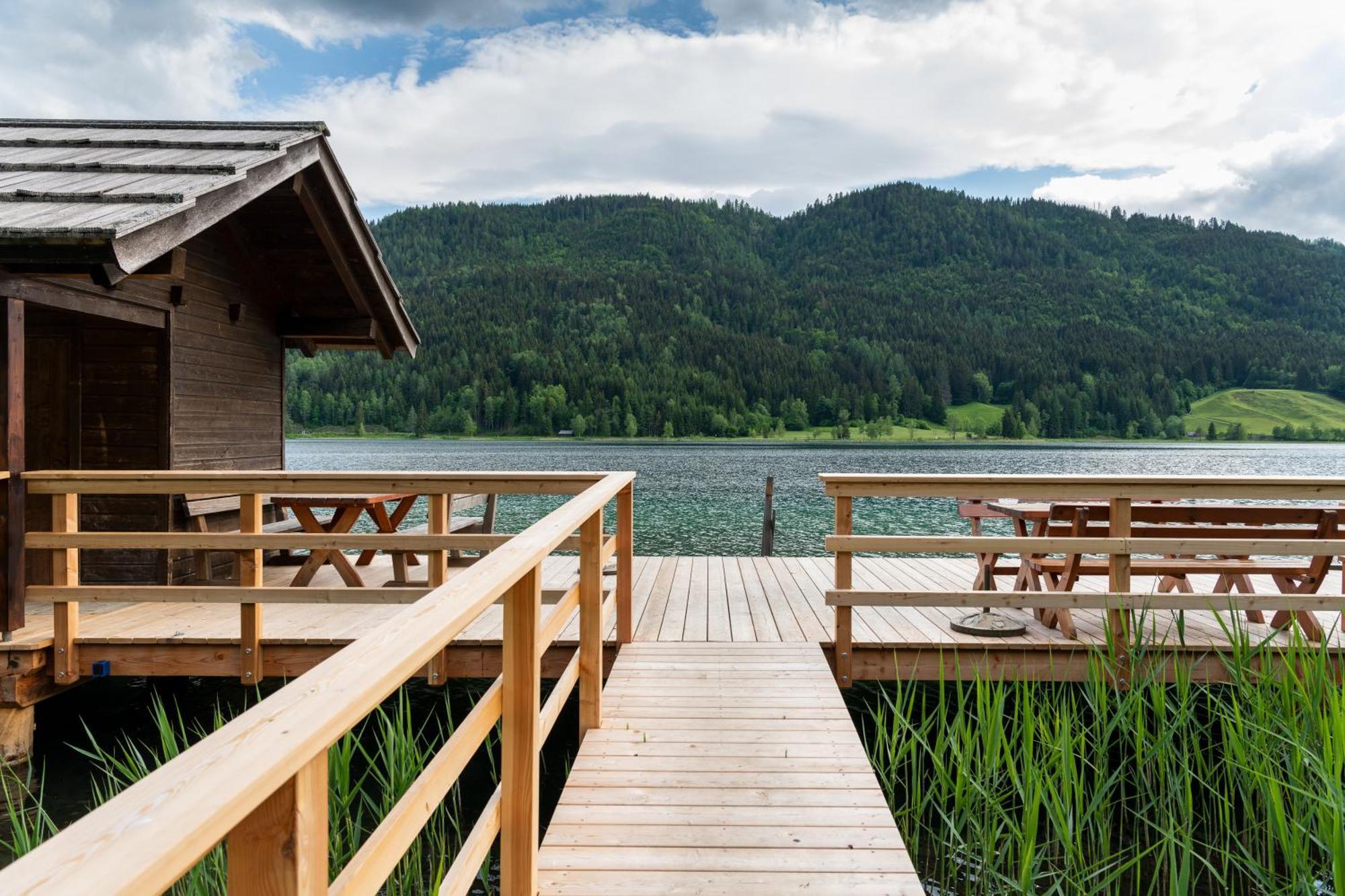 Draxl-Hof Ferienwohnungen Weissensee Kültér fotó